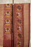 Maroon Semi Patan Patola Silk Saree