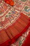 Ivory Patan Patola Silk saree