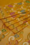 Yellow Pure Zari Silk Saree