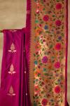 Pink Paithani Banarasi Silk Saree