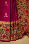 Pink Paithani Banarasi Silk Saree