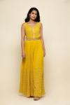 Canary Yellow Georegette Jumpsuit