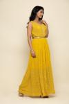 Canary Yellow Georegette Jumpsuit