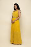 Canary Yellow Georegette Jumpsuit