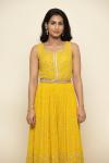 Canary Yellow Georegette Jumpsuit