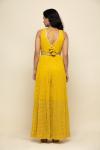 Canary Yellow Georegette Jumpsuit