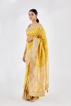 Sunshine Yellow Banarasi Saree