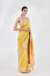 Sunshine Yellow Banarasi Saree