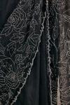 Black Rose Tissue Organza Saree