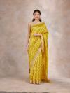 Molten Mustard Banarasi Silk Saree