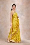 Molten Mustard Banarasi Silk Saree