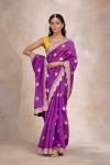 Berry Purple Banarasi Silk Saree