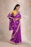 Berry Purple Banarasi Silk Saree