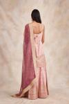 Dusty Pink Banarasi Silk Sharara