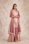 Dusty Pink Banarasi Silk Sharara