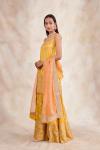 Primrose Yellow Banarasi Silk Sharara