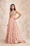 Millennial Pink Organza Lehenga