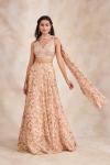 Baby Yellow Organza Lehenga