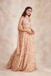 Baby Yellow Organza Lehenga