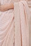 Bubbly Pink Georgette Saree