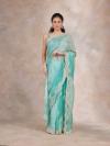 Imperial Sea Green Organza Saree