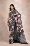 Soot Black Ikat Saree