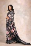 Soot Black Ikat Saree