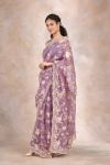 Antique Lavender Organza Saree