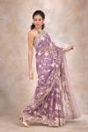 Antique Lavender Organza Saree