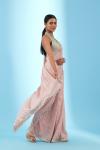 Peach Punch Georgette Saree