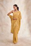 Yellow Rose Georgette Saree