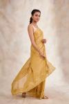 Yellow Rose Georgette Saree