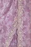 Lavender Frost Organza Saree