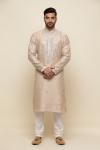 Ivory Silk Kurta Set