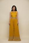 Mustard Yellow Georegette Jumpsuit