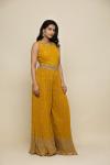 Mustard Yellow Georegette Jumpsuit