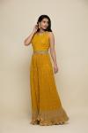 Mustard Yellow Georegette Jumpsuit