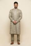 Moss Green Silk Kurta Set