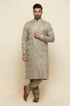 Moss Green Silk Kurta Set