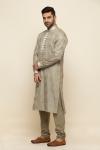 Moss Green Silk Kurta Set