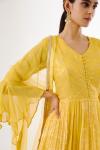 Canary Yellow Anarkali