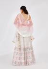 Pink & Ivory Silk Lehenga