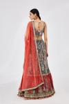 Rustic Red Silk Lehenga