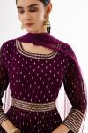 Plum Sharara Suit