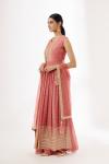 Rouge Peach Sharara Suit