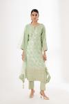 Mint Green Silk Kurta Set