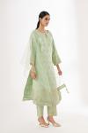 Mint Green Silk Kurta Set