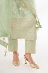 Mint Green Silk Kurta Set