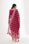 Jazzberry Pink Silk Kurta Suit