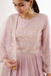 Baby Pink Peplum Sharara